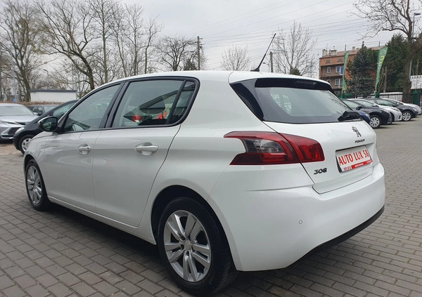 Peugeot 308 cena 37900 przebieg: 173299, rok produkcji 2019 z Warszawa małe 436